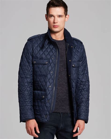 burberry mens blue jacket|Burberry brit denim jacket.